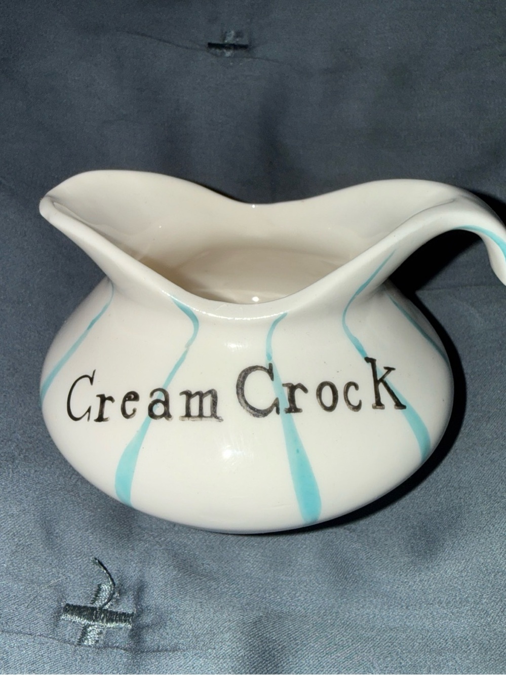 Vintage MCM Holt Howard Pixieware Cream Crock 1958 No Chips